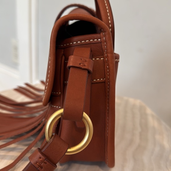 Dooney & Bourke Bag Lulu Fiona Fringe Crossbody - Picture 5 of 17